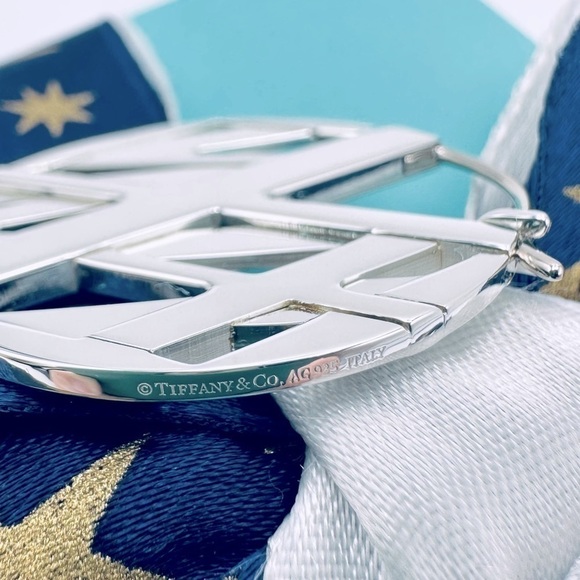 RARE Tiffany & Co. Atlas Disc Hoop Earrings in Sterling Silver Presentation Box - Picture 6 of 10